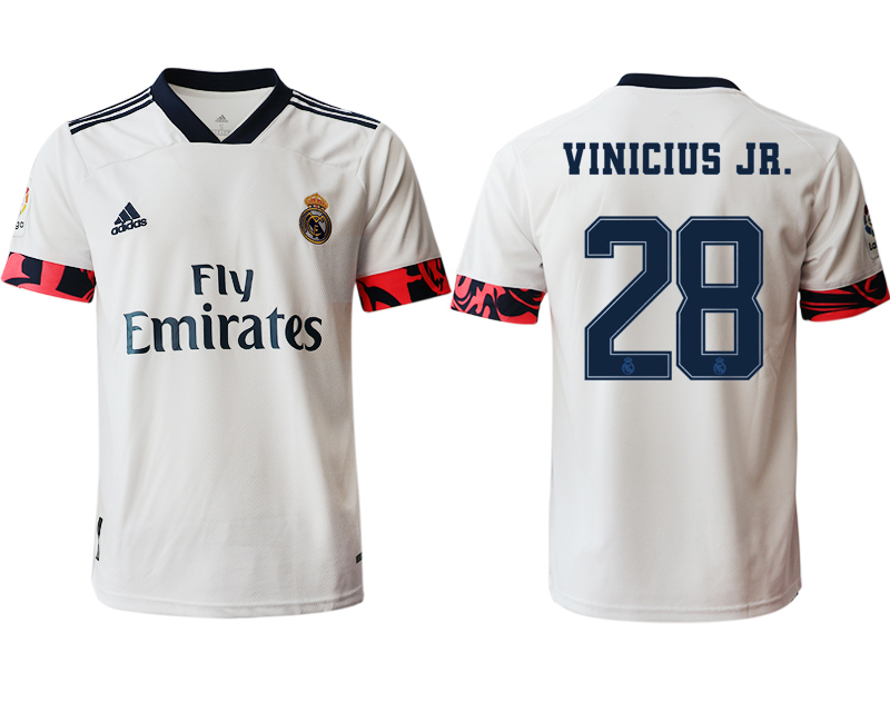Men 2020-2021 club Real Madrid home aaa version #28 white Soccer Jerseys2